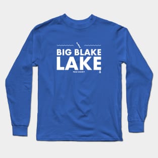 Polk County, Wisconsin - Big Blake Lake Long Sleeve T-Shirt